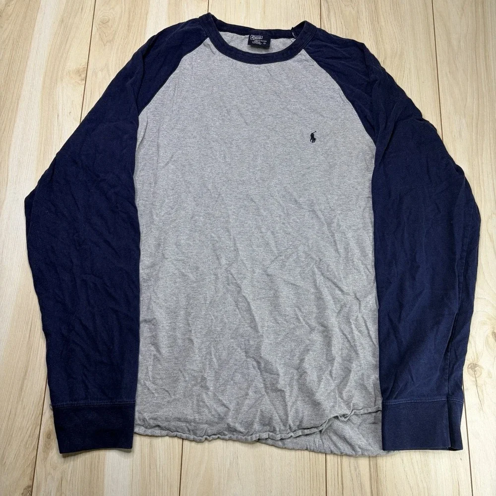 Polo Ralph Lauren Mens Large T-Shirts Lot Of 6 Hoodie Long Sleeve